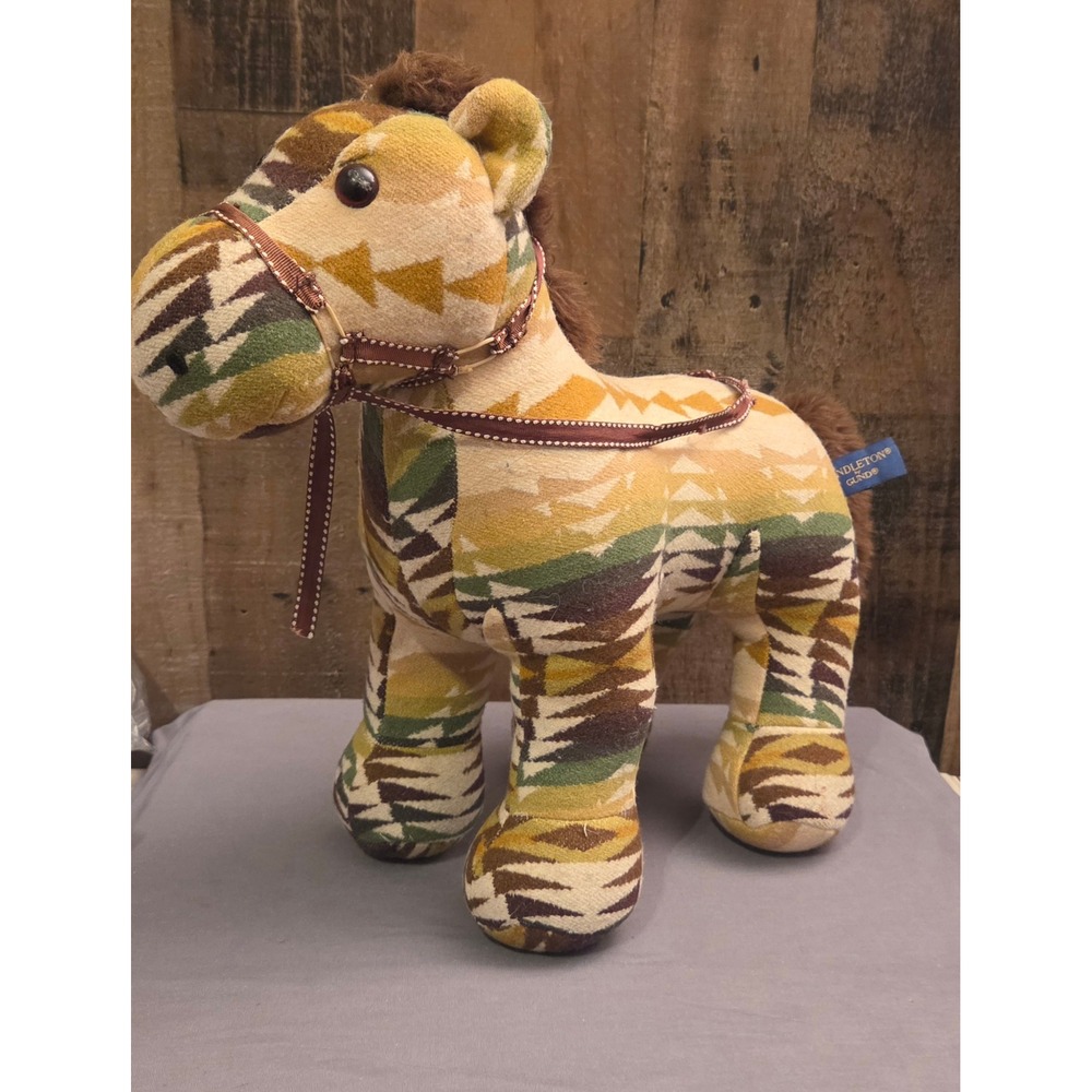 Pendleton by Gund Plush Horse Southwestern Geometric Wool Blend Western Decor